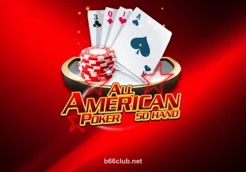 Hình ảnh minh họa trò chơi All American Poker 50 Hand tại B66